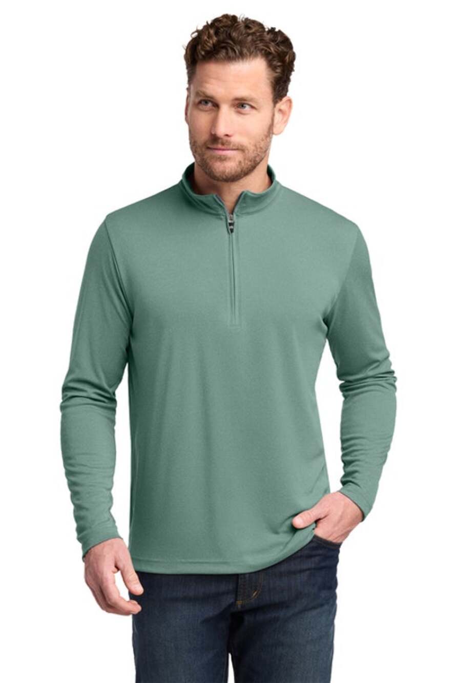 NWT Travis Mathew Men's Coto Performance 1/4 Zip Pullover in Green sz Large